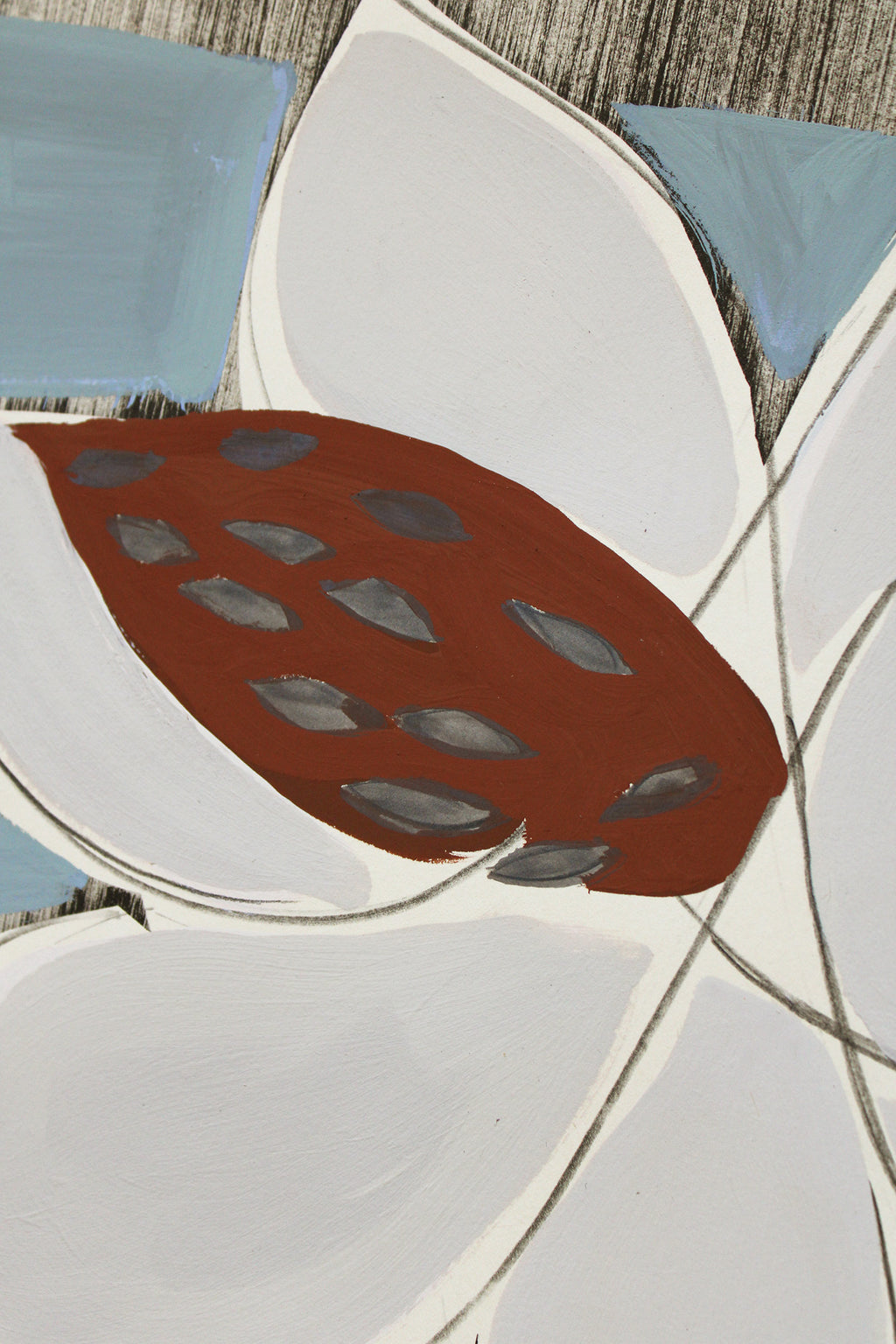 Painting by Anna Koeferl titled "Magnolia No. 2" - 3.