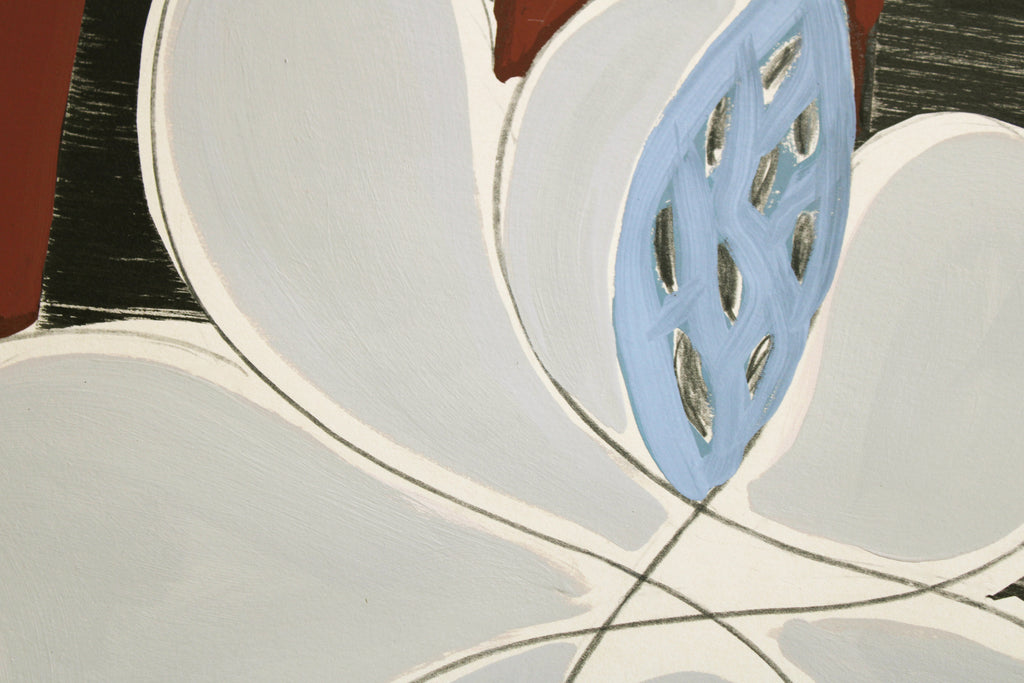 Painting by Anna Koeferl titled "Magnolia No. 3" - 3.