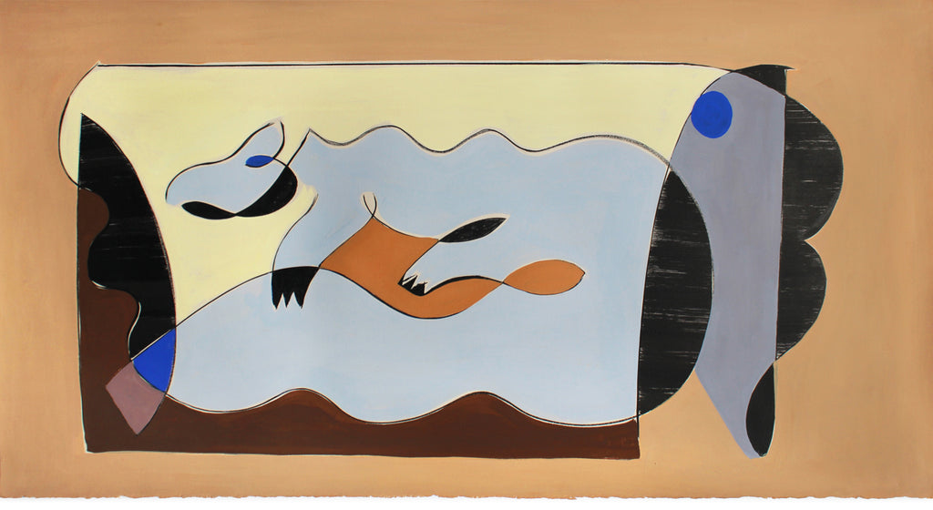 Painting by Anna Koeferl titled "Maurepas" - 2.