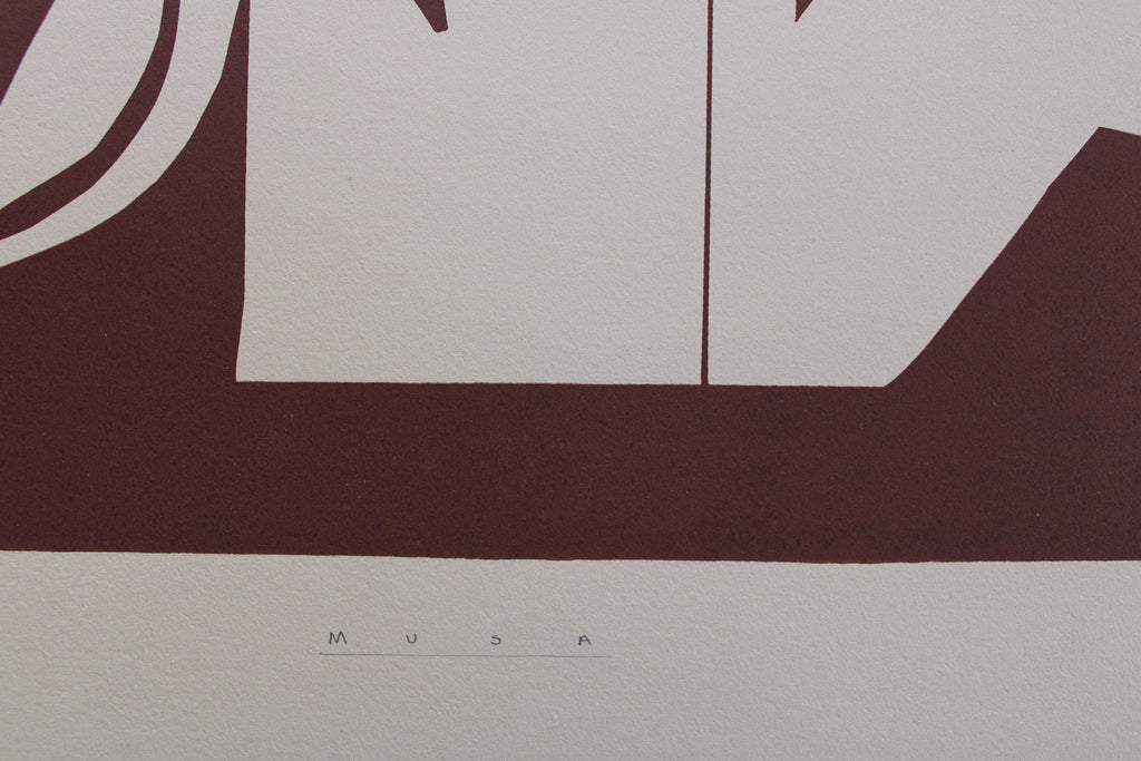 Print by Anna Koeferl titled "Musa" - 5.