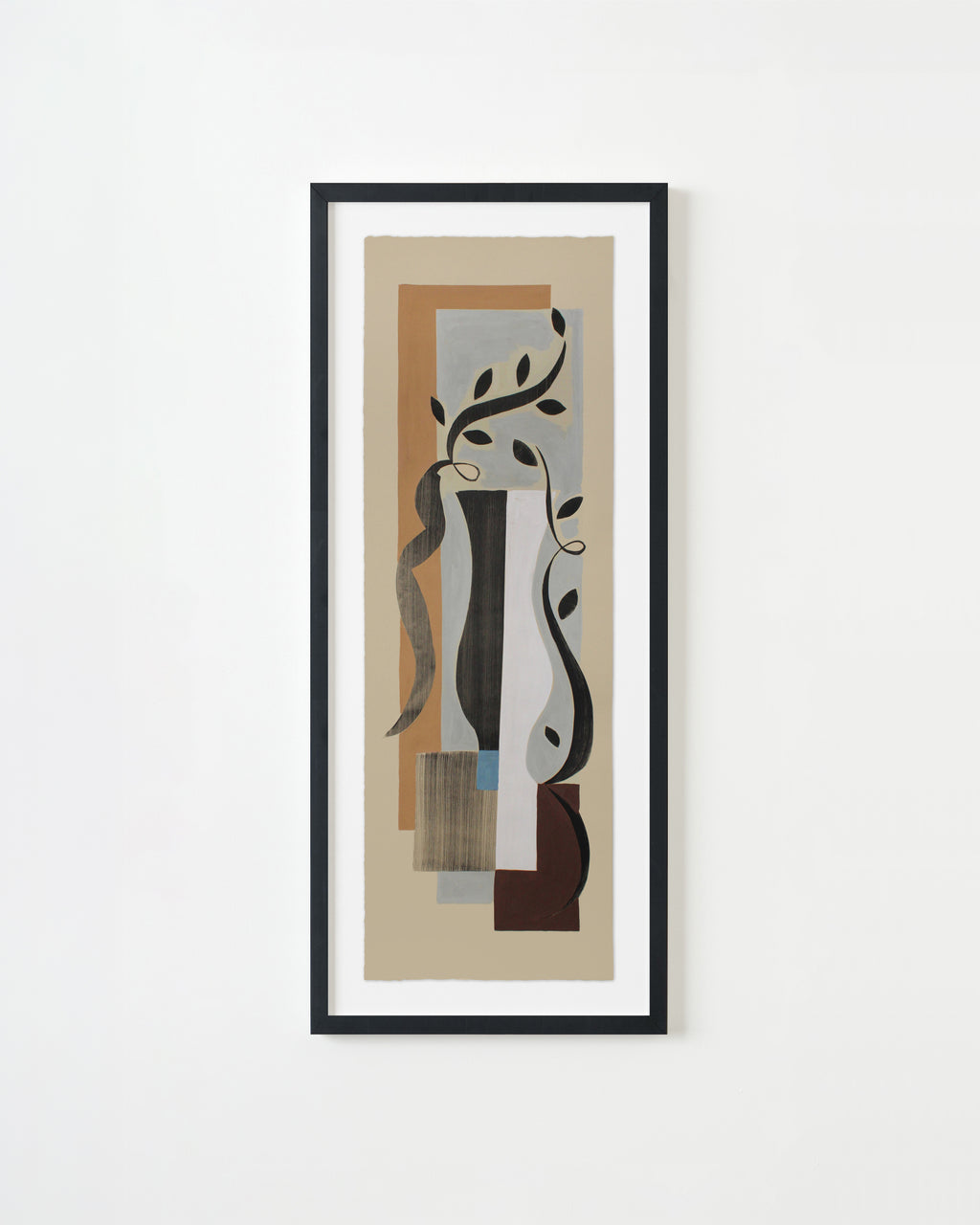Painting by Anna Koeferl titled "Vine Sculpture No. 1" - 3.