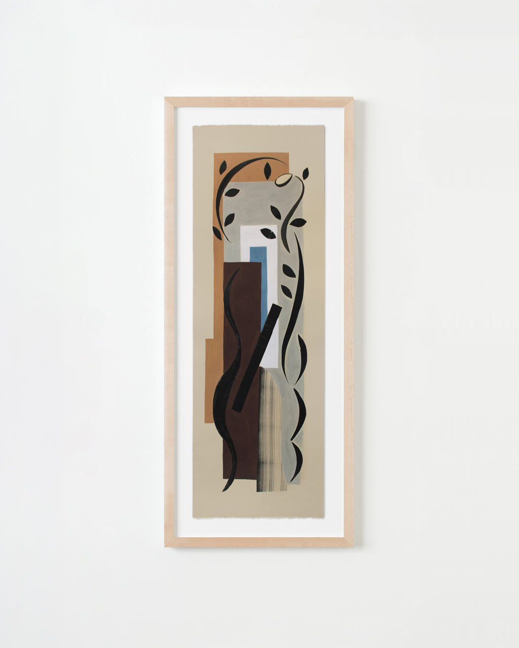 Painting by Anna Koeferl titled "Vine Sculpture No. 2" - 4.