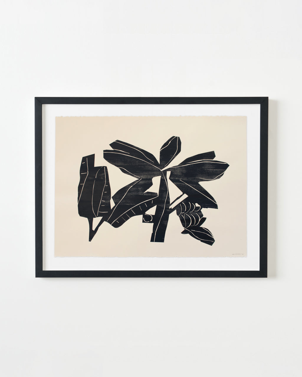 Painting by Anna Koeferl titled "Banana Bush" - 5.