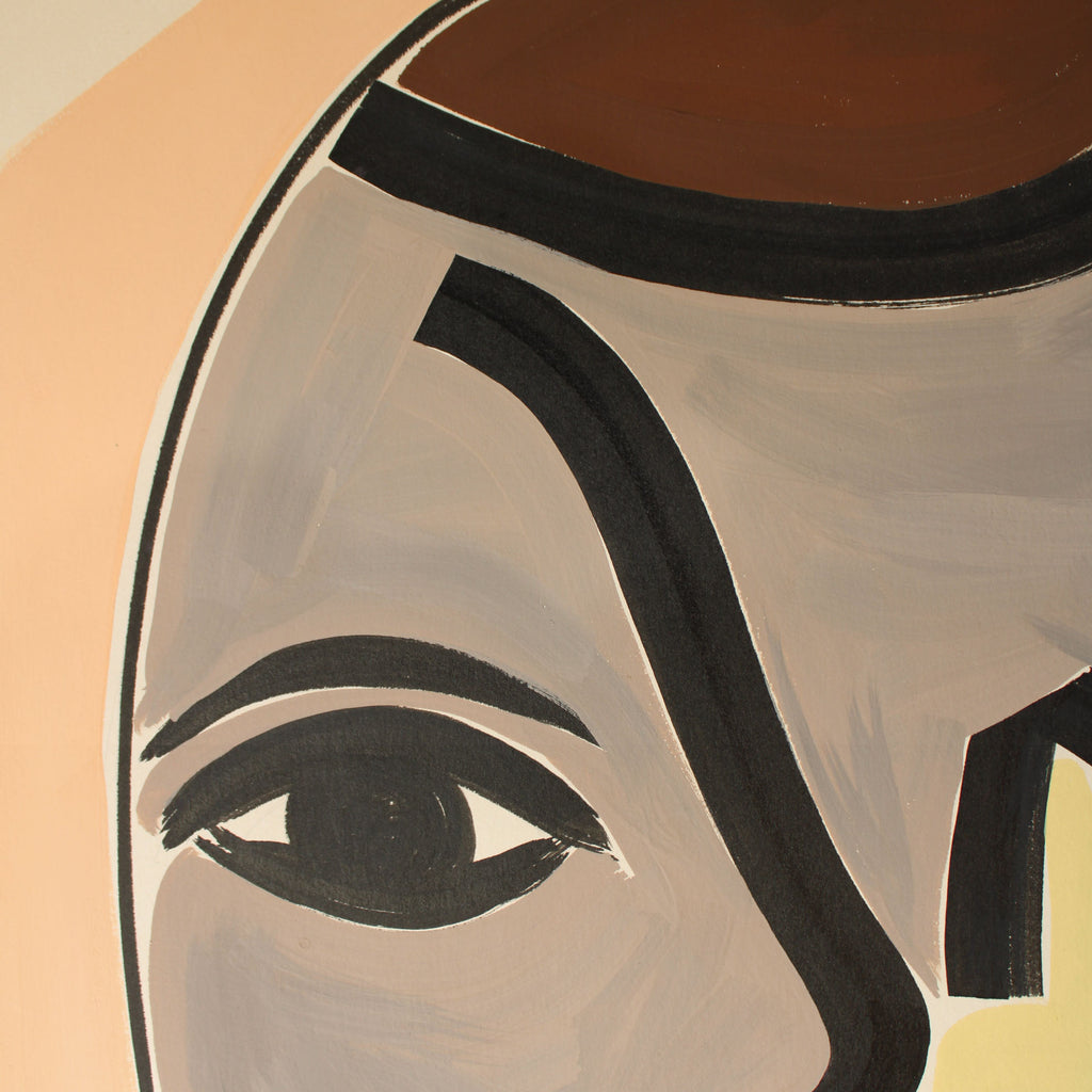 Painting by Anna Koeferl titled "Palmetto Vase No. 3" - 3.