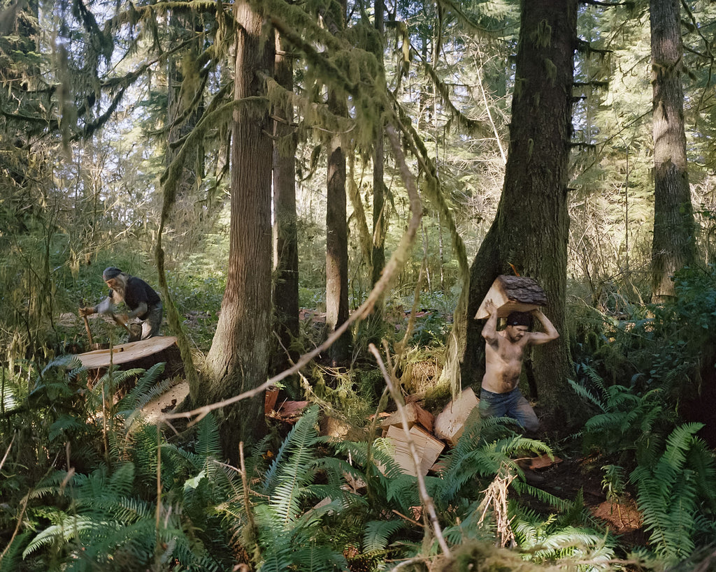Photography by Anna Beeke titled "The Woodcutters" - 2.