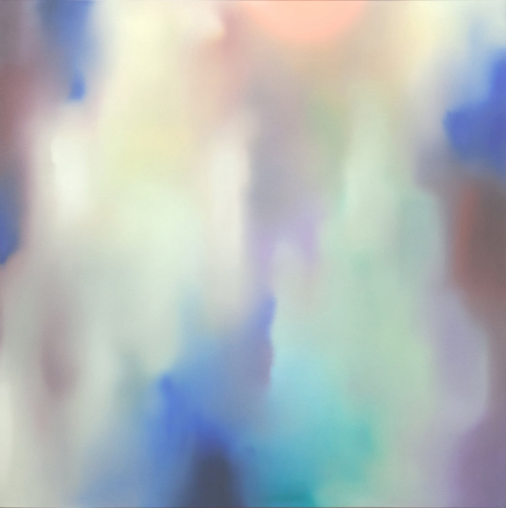 Painting by Arantxa Solis titled "As the sun burns the ground" - 2.