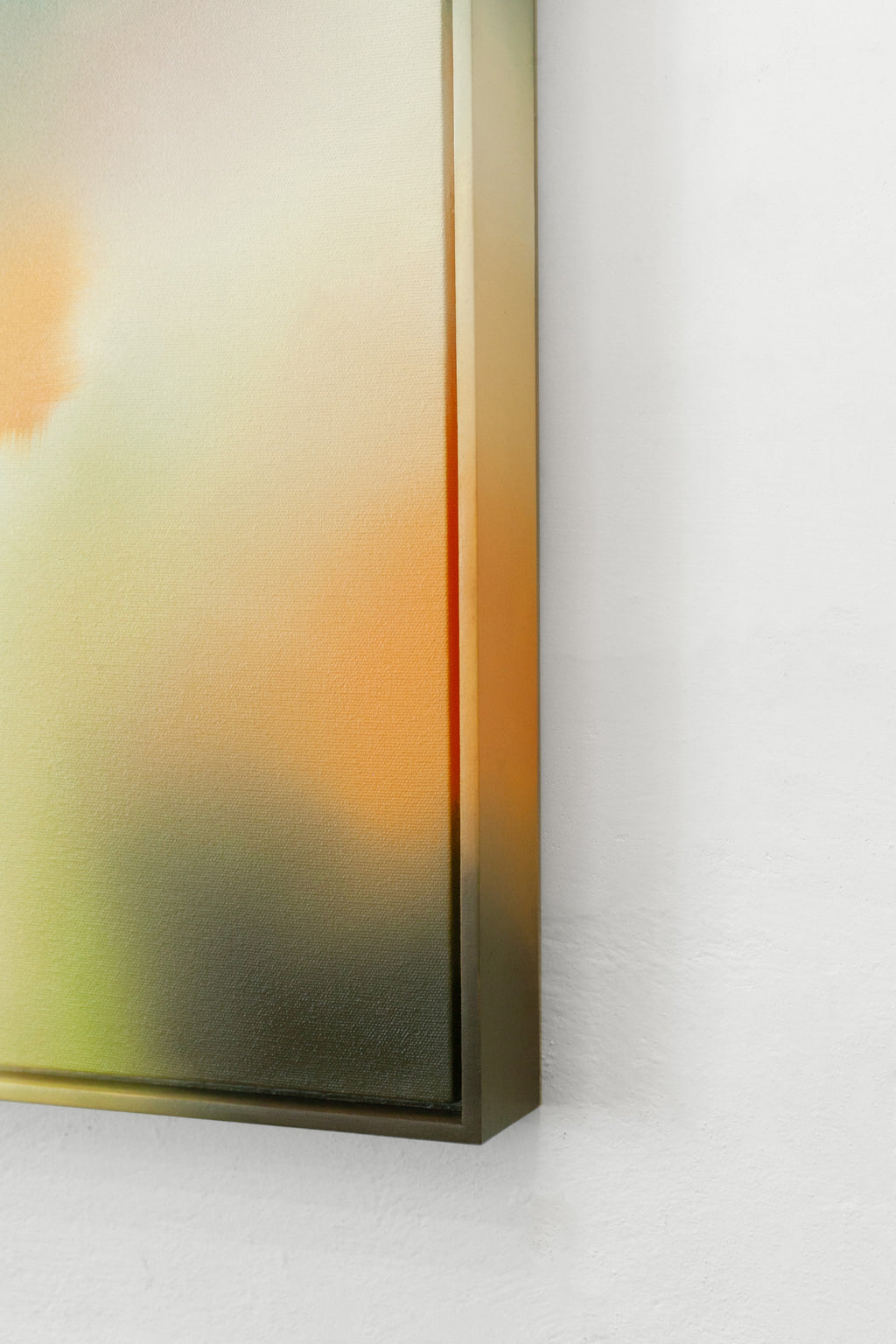 Painting by Arantxa Solis titled "Day's Eye Diptych" - 5.