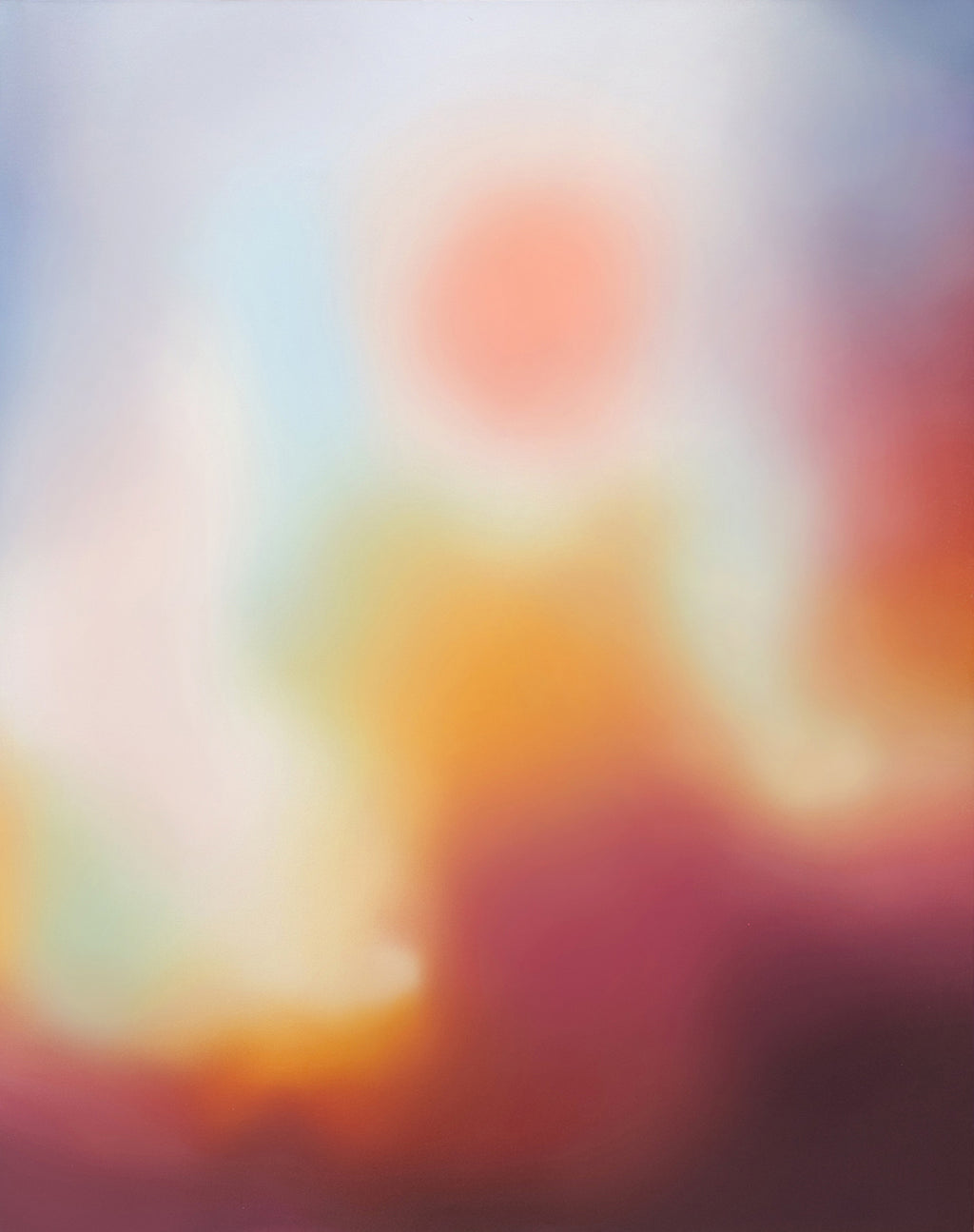 Painting by Arantxa Solis titled "Tephra" - 2.