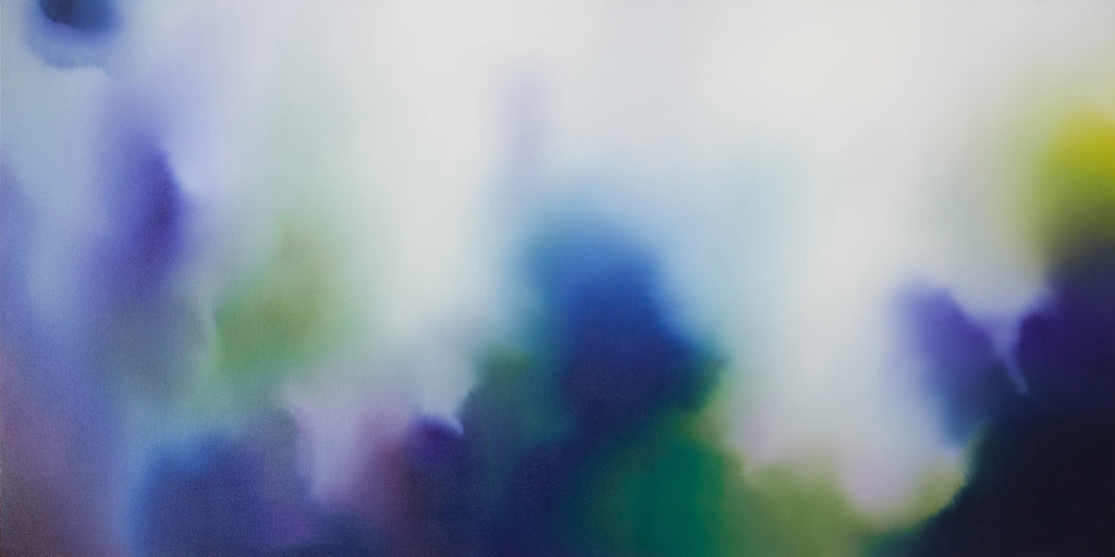 Painting by Arantxa Solis titled "Upwelling" - 2.