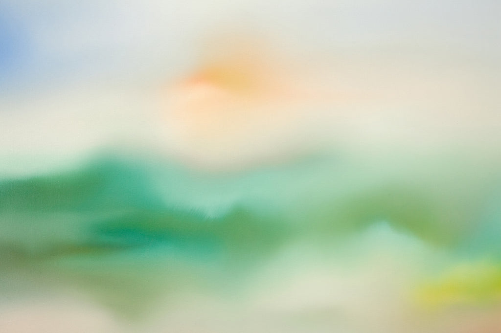 Painting by Arantxa Solis titled "Valle Nebula" - 3.
