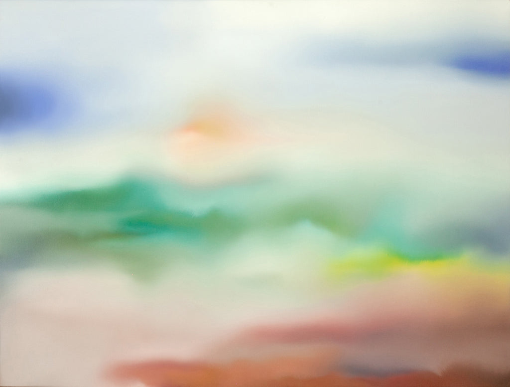 Painting by Arantxa Solis titled "Valle Nebula" - 2.