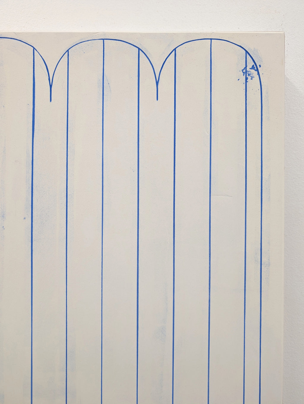 Painting by Arielle Zamora titled "Blue Slip" - 3.