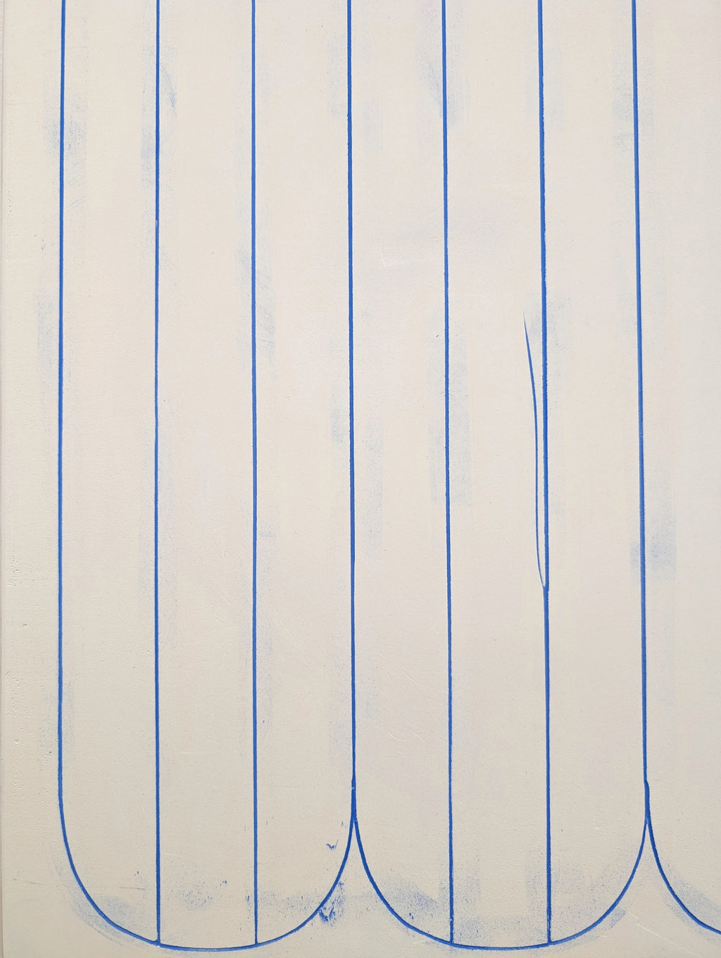 Painting by Arielle Zamora titled "Blue Slip" - 4.