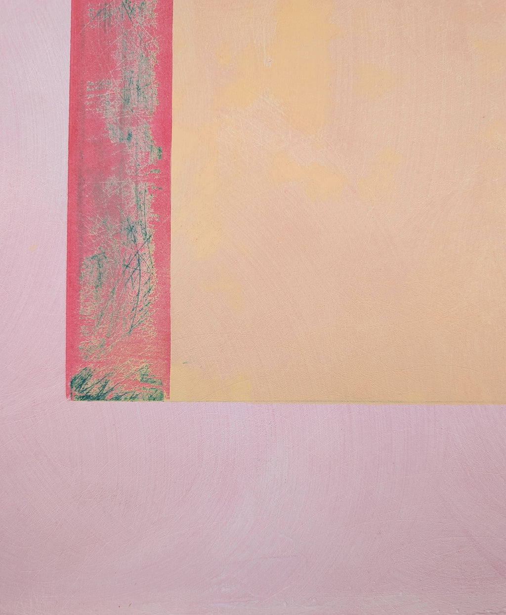 Painting by Arielle Zamora titled "F. Screen Dawn" - 3.