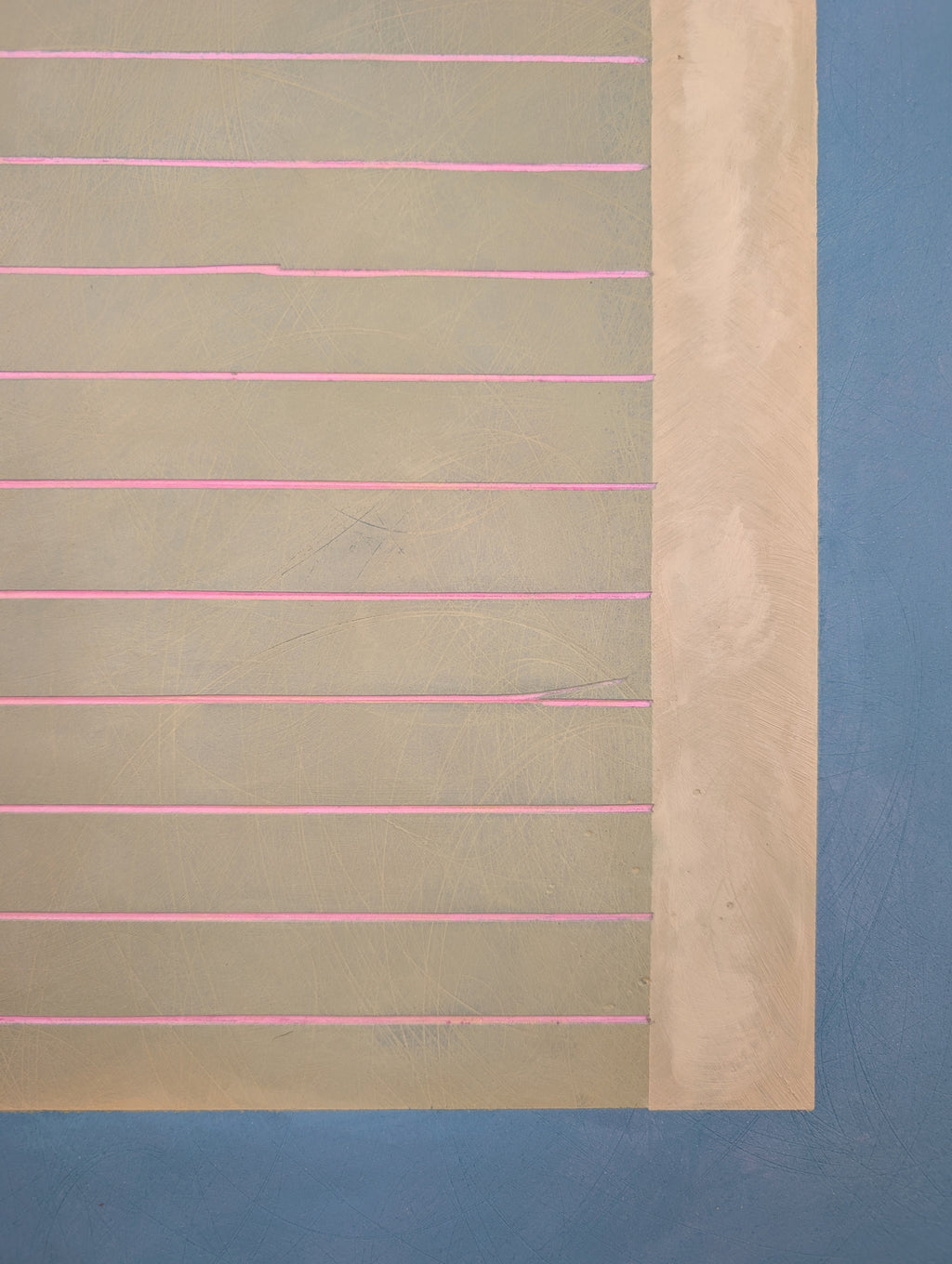 Painting by Arielle Zamora titled "F. Screen Dusk" - 3.