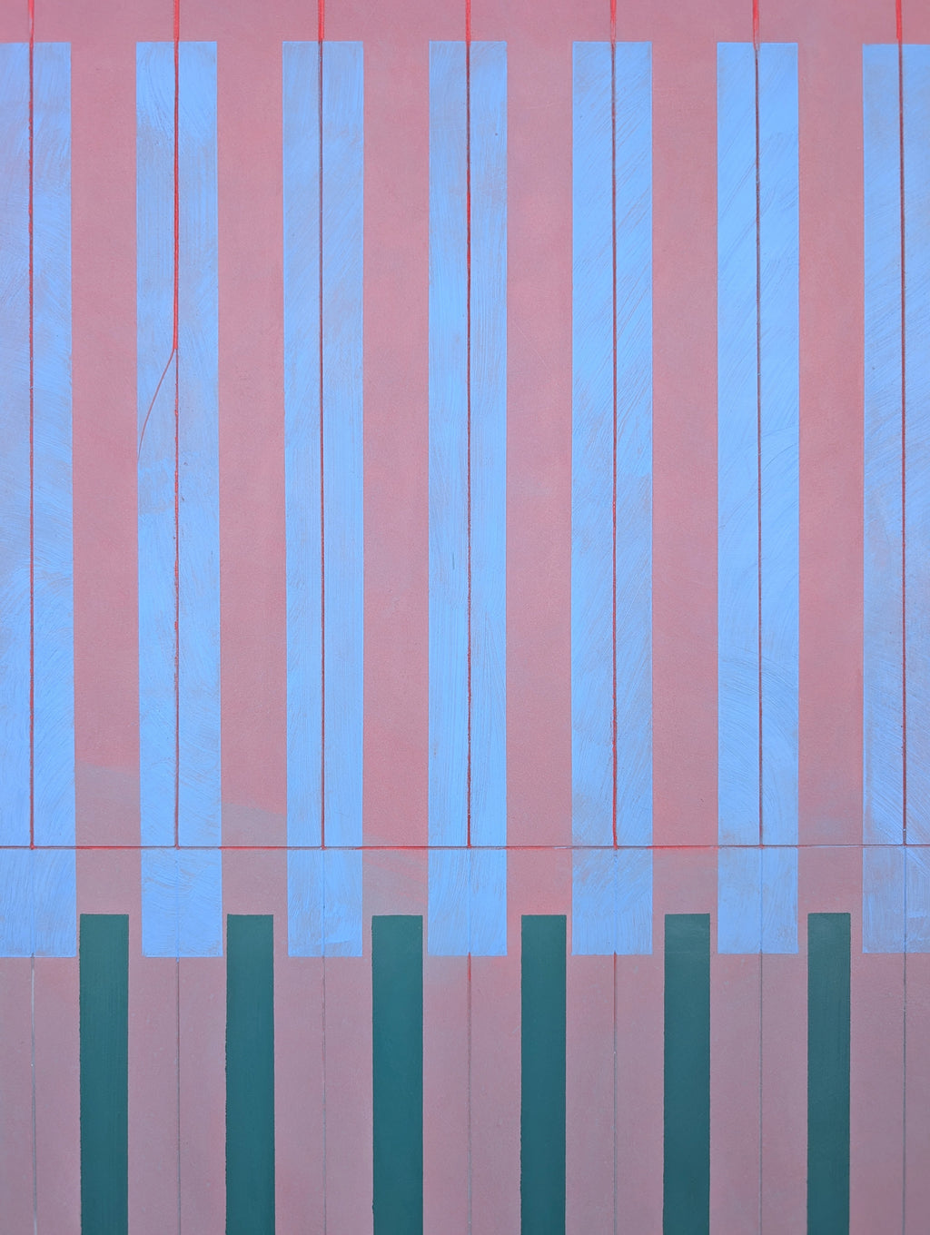 Painting by Arielle Zamora titled "Fata Cerulea" - 3.