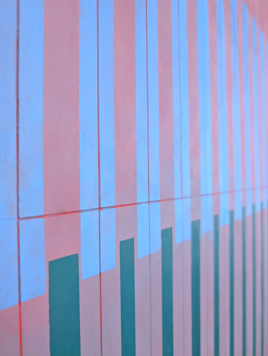 Painting by Arielle Zamora titled "Fata Cerulea" - 5.