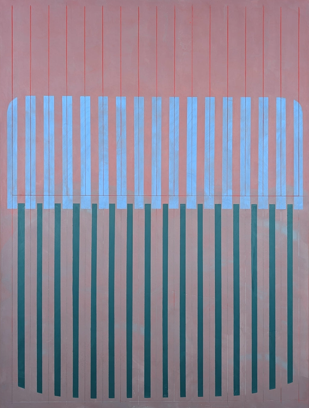 Painting by Arielle Zamora titled "Fata Cerulea" - 2.