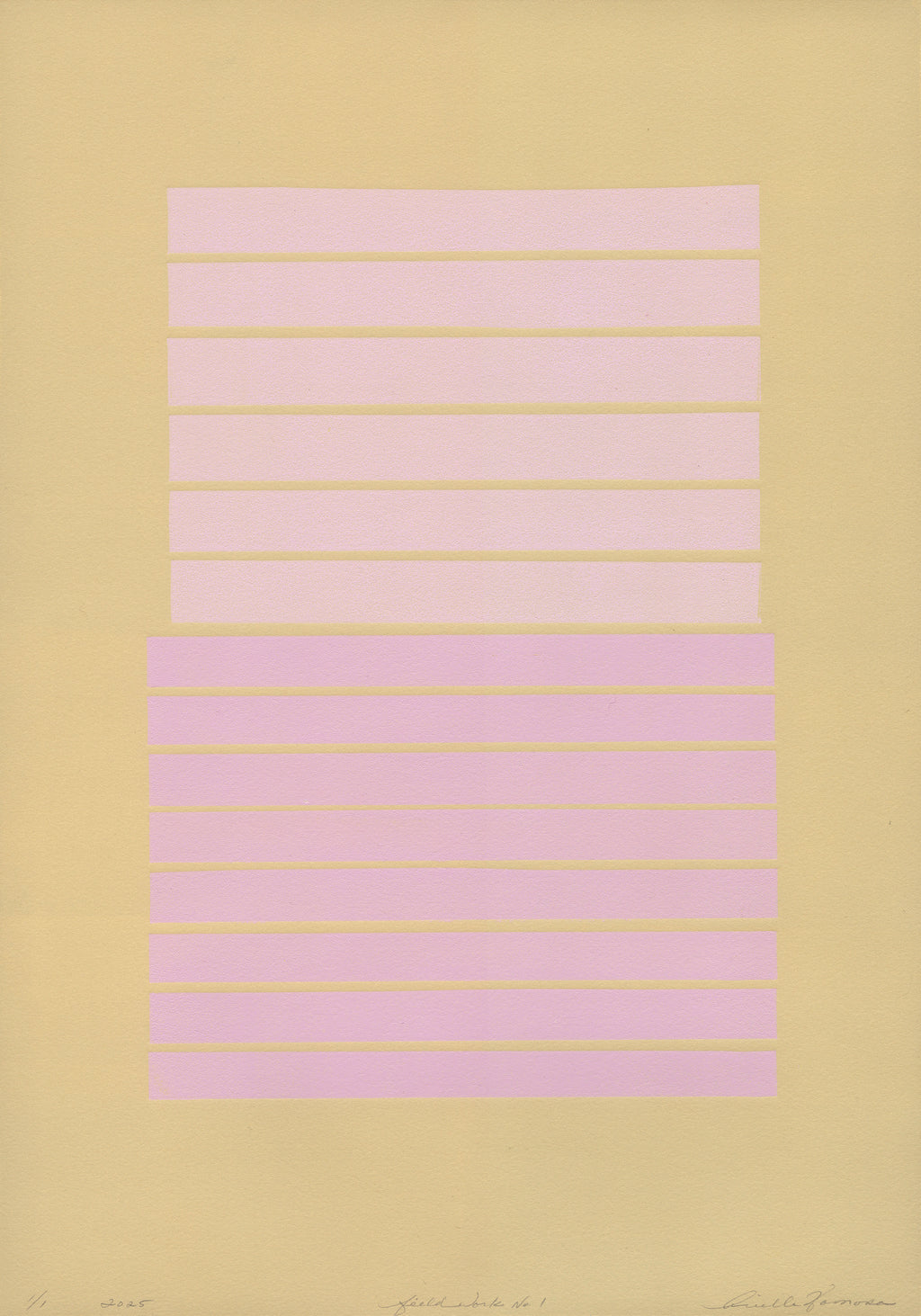 Print by Arielle Zamora titled "Field Work No. 1" - 2.