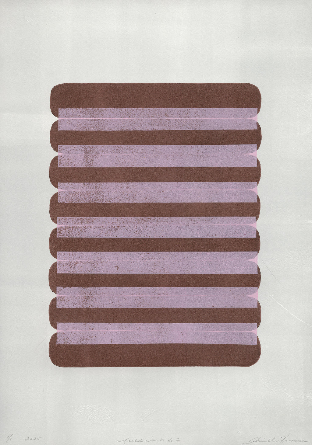 Print by Arielle Zamora titled "Field Work No. 2" - 2.