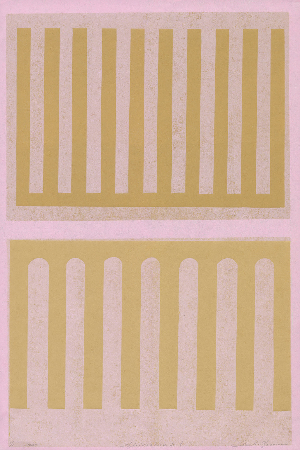 Print by Arielle Zamora titled "Field Work No. 4" - 2.