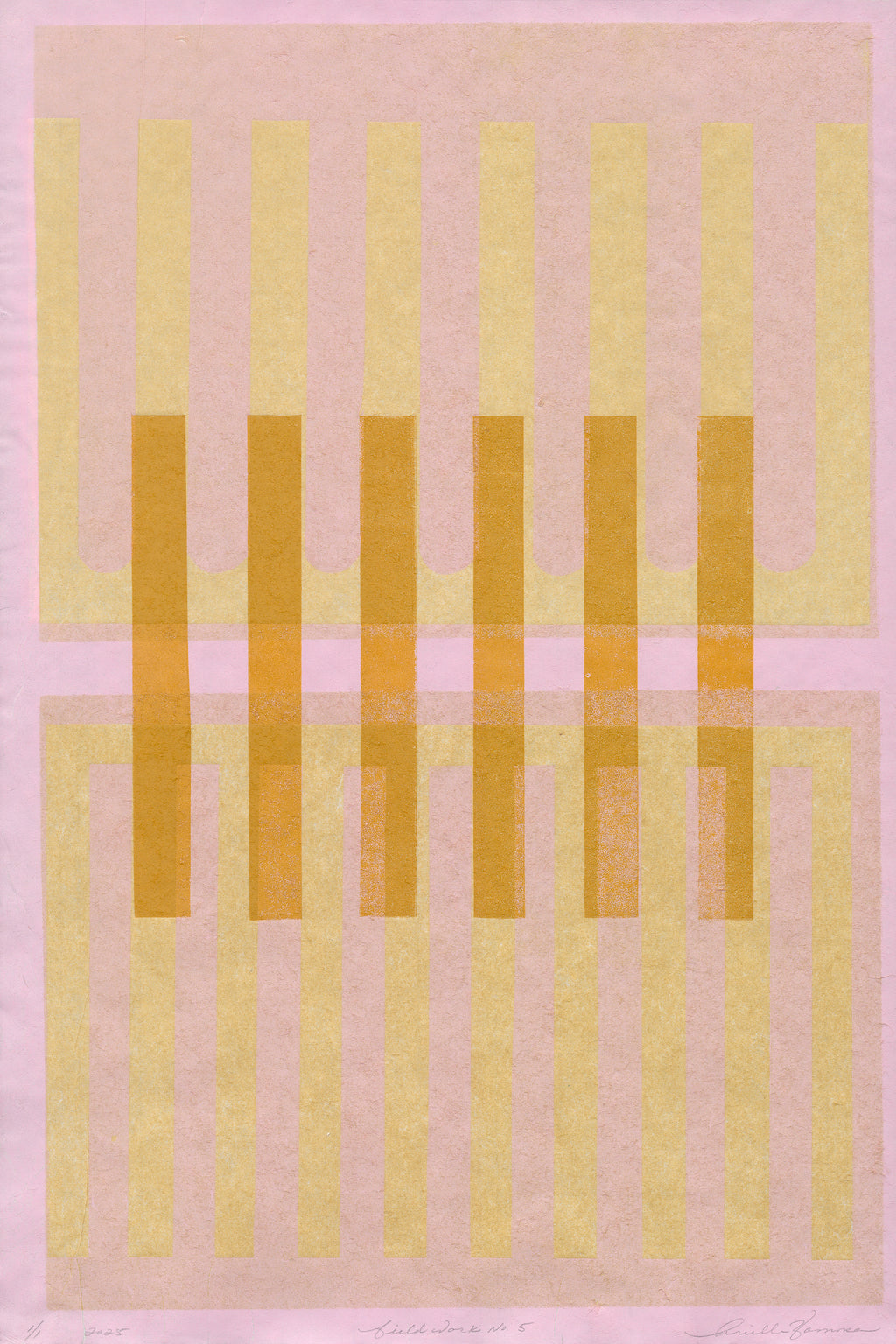 Print by Arielle Zamora titled "Field Work No. 5" - 2.