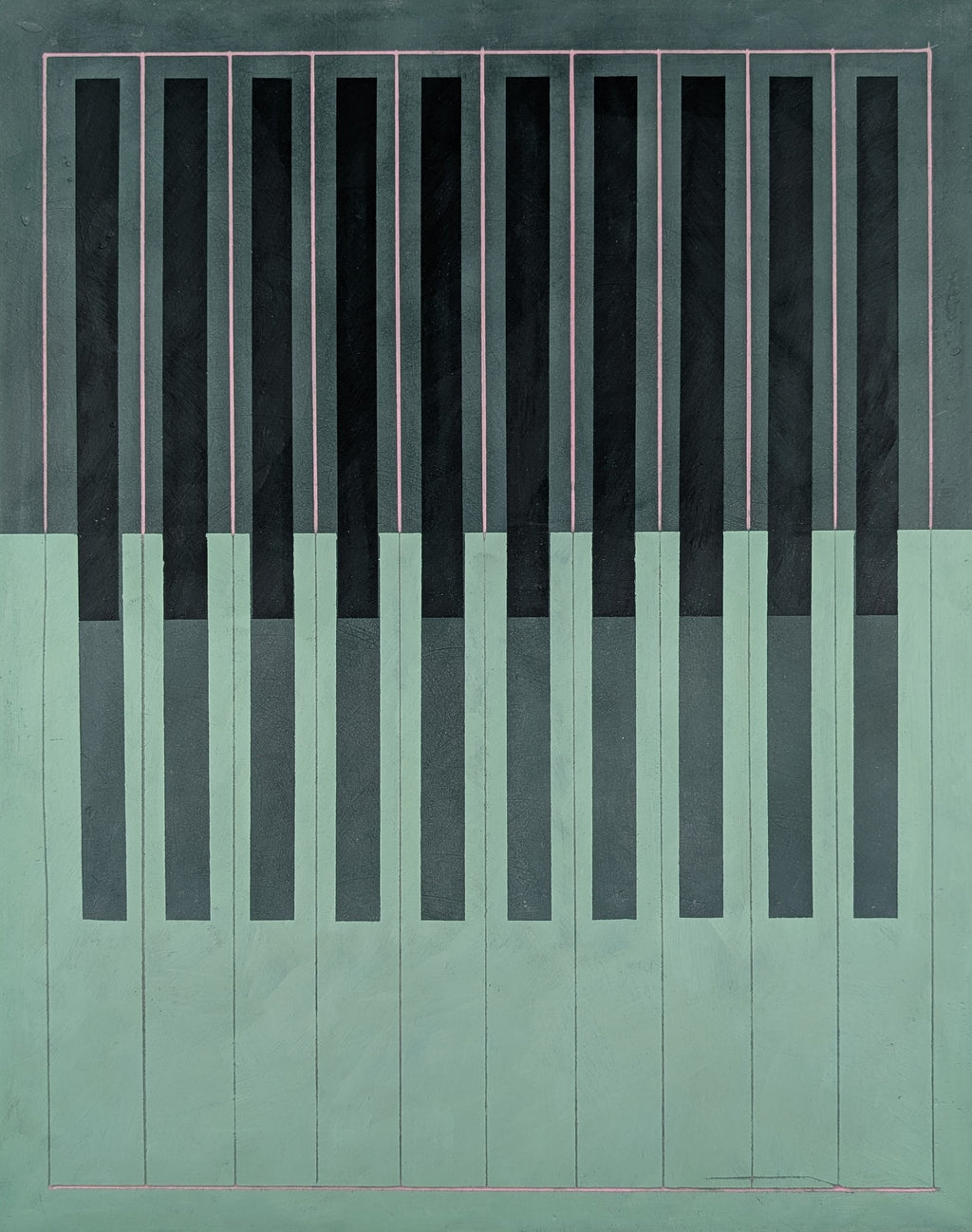 Painting by Arielle Zamora titled "Mérida Gate No. I" - 2.