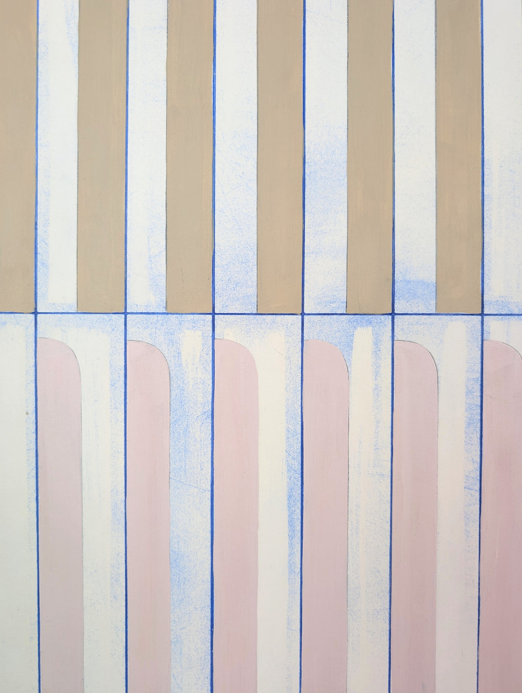 Painting by Arielle Zamora titled "Posthumous Talk" - 3.