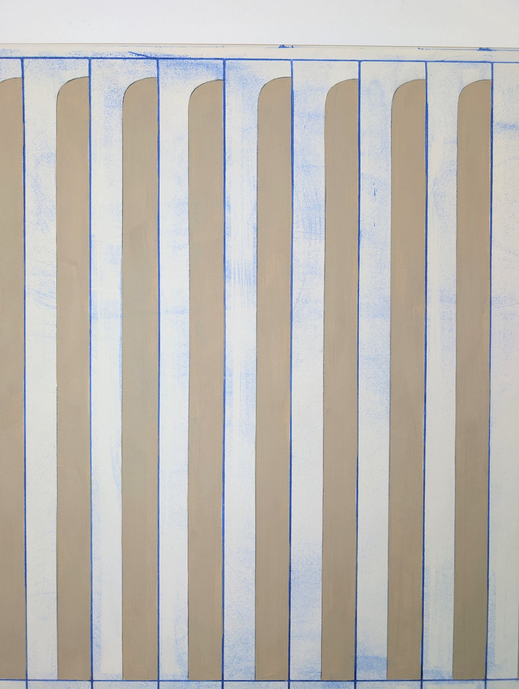 Painting by Arielle Zamora titled "Posthumous Talk" - 4.