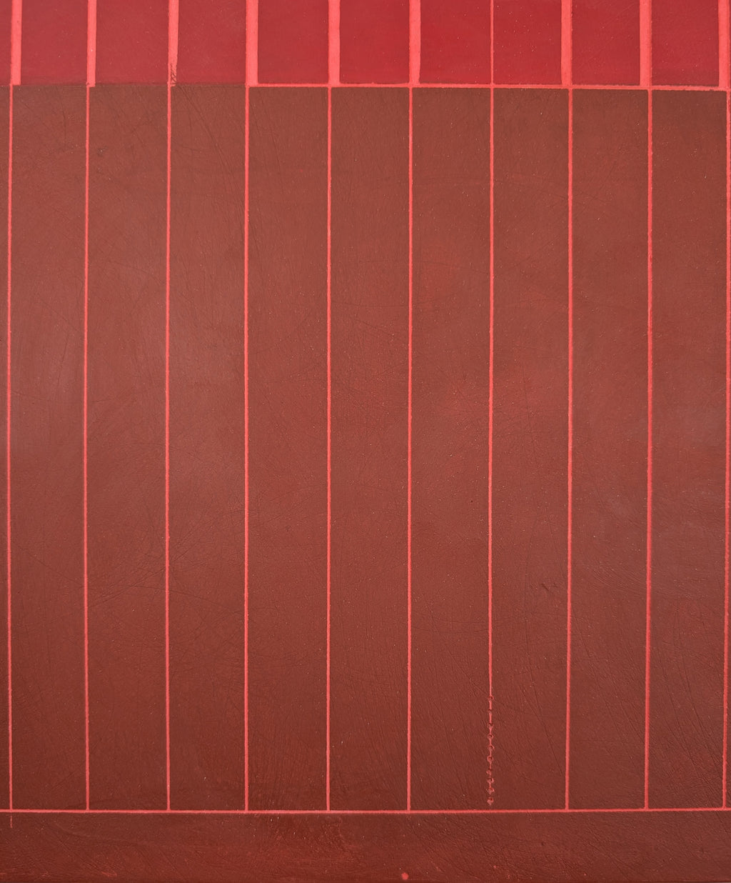 Painting by Arielle Zamora titled "Red Curtain" - 3.