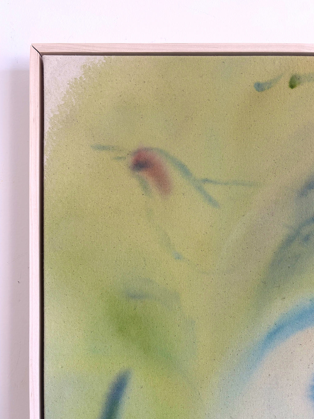 Painting by Arlina Cai titled "A collection of little memories and a hummingbird" - 3.