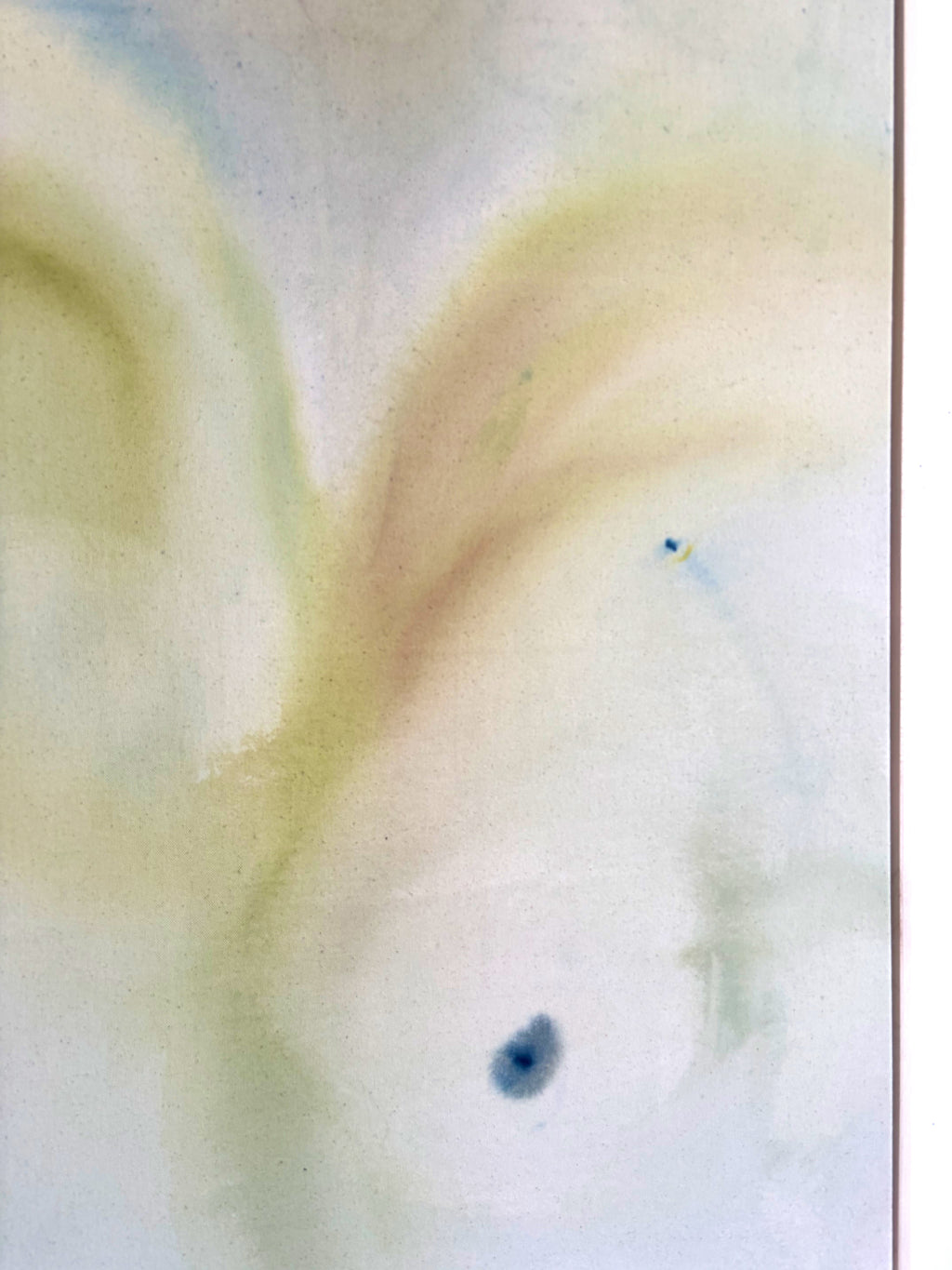 Painting by Arlina Cai titled "Braided Grass, Jasmine Arches" - 5.