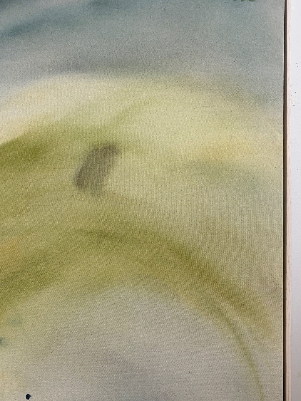 Painting by Arlina Cai titled "In The Valley" - 3.