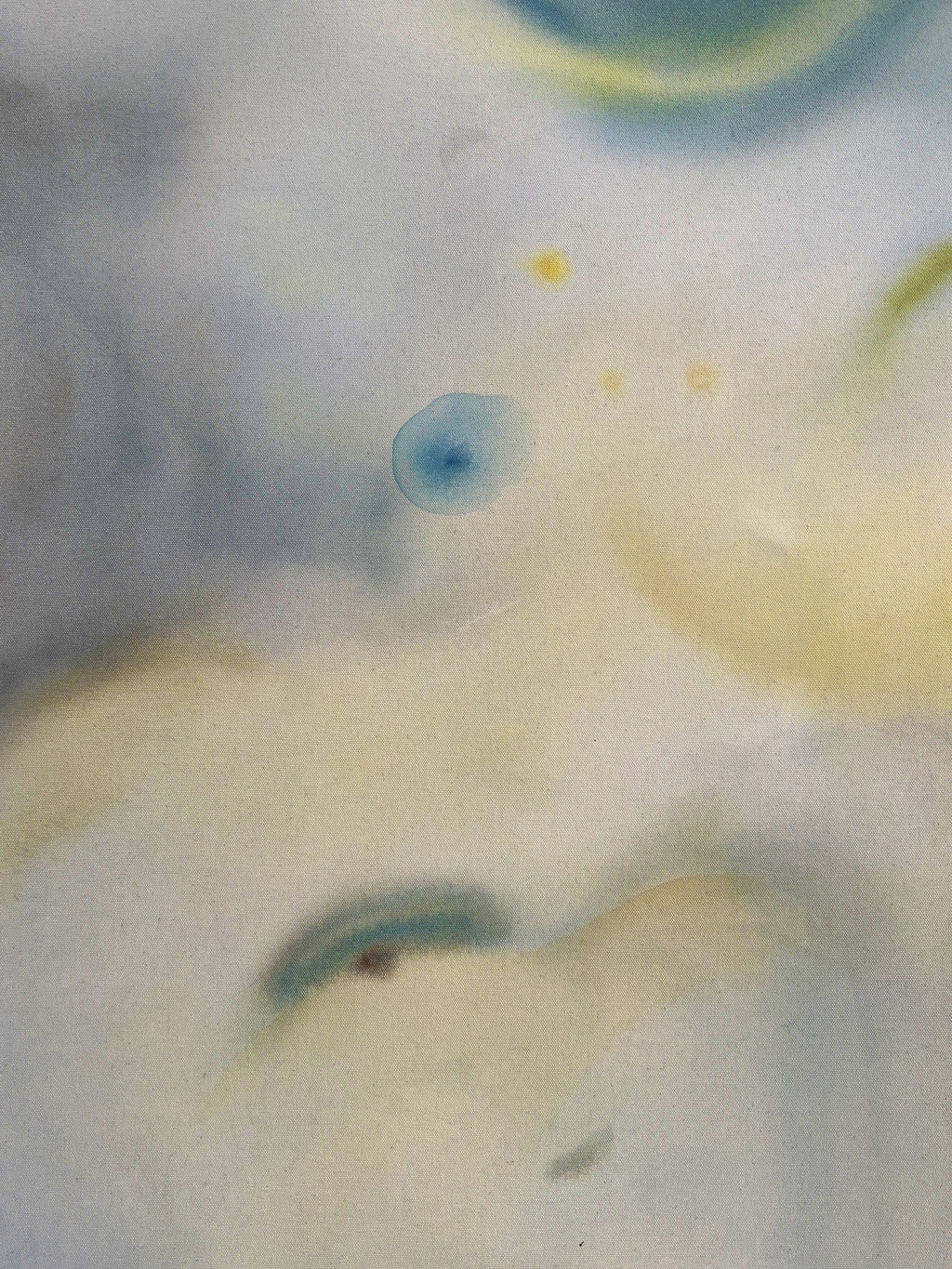 Painting by Arlina Cai titled "In The Valley" - 7.