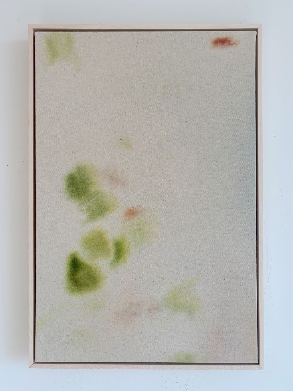 Painting by Arlina Cai titled "Jade Pond 2" - 3.