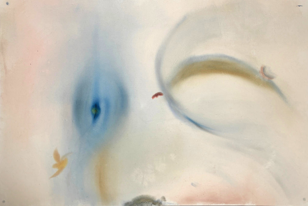 Painting by Arlina Cai titled "Not All Questions Have Answers" - 2.