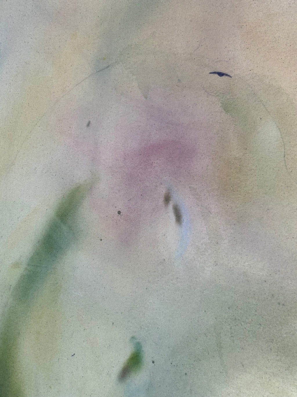 Painting by Arlina Cai titled "The Ice Might Crack, And We Might Fall Through, But For Right Now We Are Here" - 4.