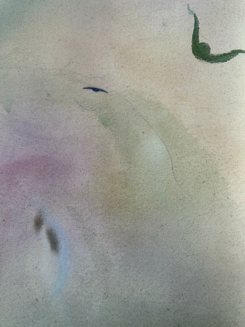 Painting by Arlina Cai titled "The Ice Might Crack, And We Might Fall Through, But For Right Now We Are Here" - 8.