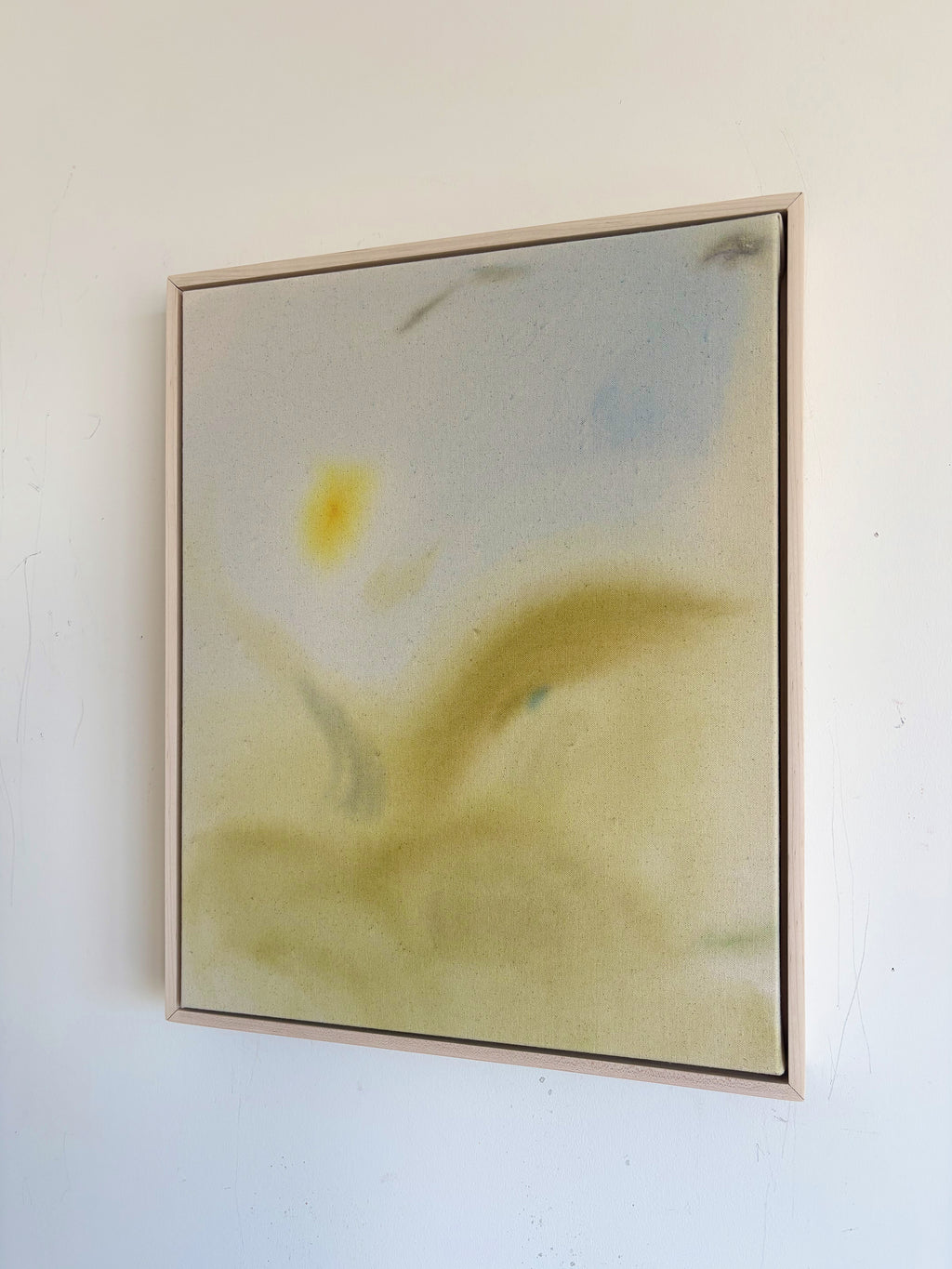 Painting by Arlina Cai titled "The Sweetness Of Here" - 3.