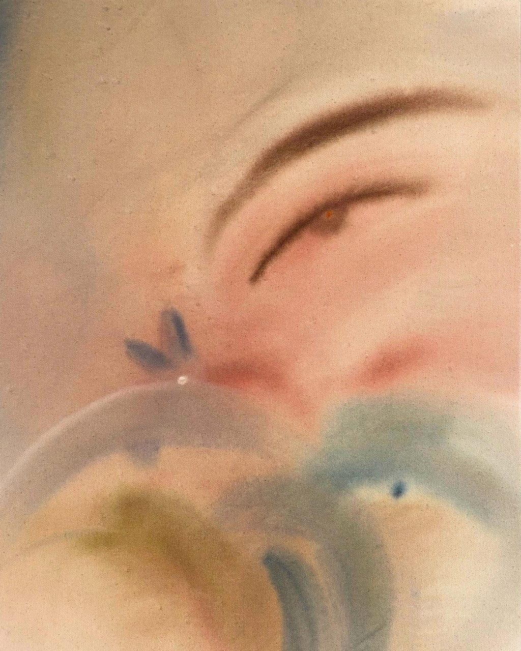 Painting by Arlina Cai titled "What Is A Shadow Made Of? 2" - 2.