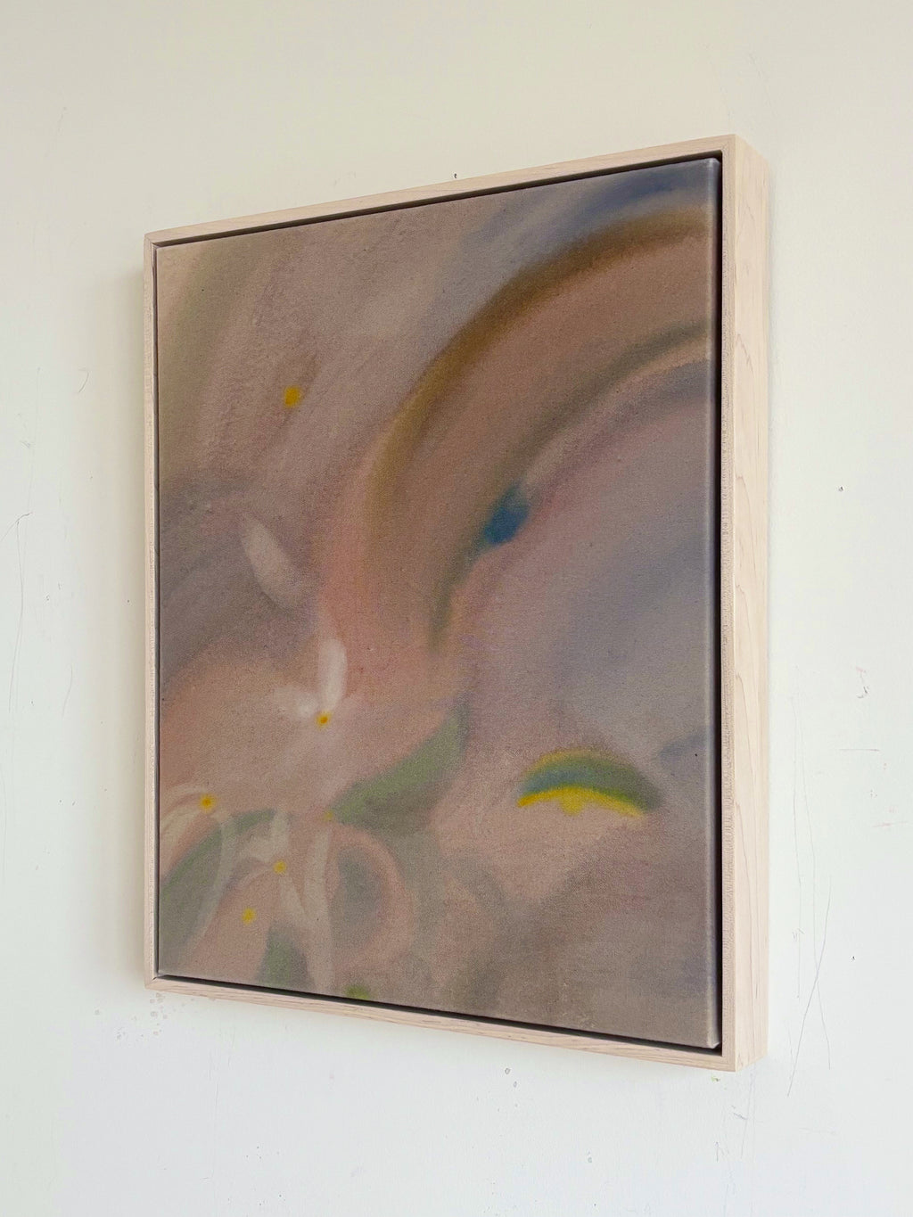 Painting by Arlina Cai titled "What Is A Shadow Made Of?" - 4.