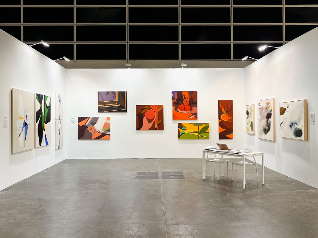 Painting by Adrian Kay Wong titled "Blood Orange" - 3.