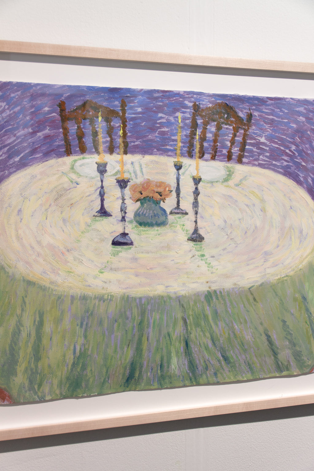 Painting by Jackson Joyce titled "The Table is Set" - 3.