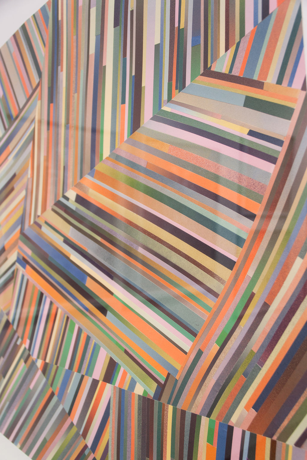 Mixed Media by Laura Berman titled "Tectonics 4" - 7.