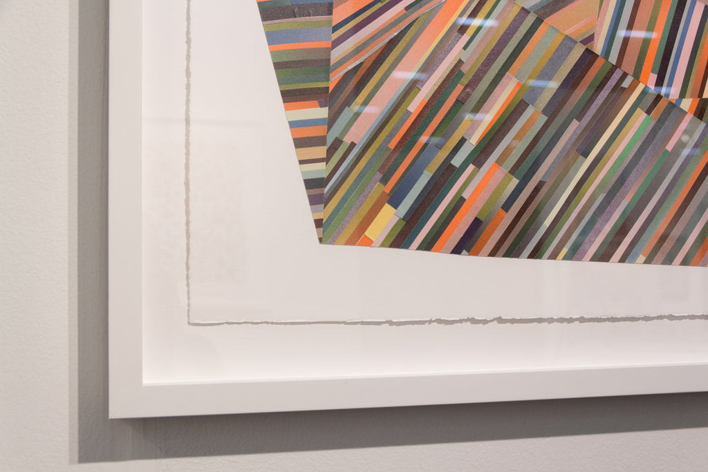 Mixed Media by Laura Berman titled "Tectonics 4" - 8.