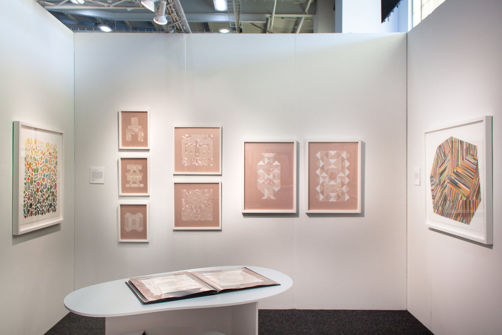 Drawing by Lucha Rodriguez titled "Bultos y Viajes, Knife Drawing I" - 3.