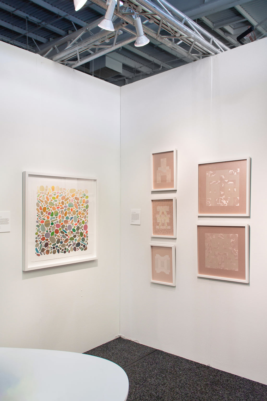 Drawing by Lucha Rodriguez titled "Bultos y Viajes, Knife Drawing IV" - 6.