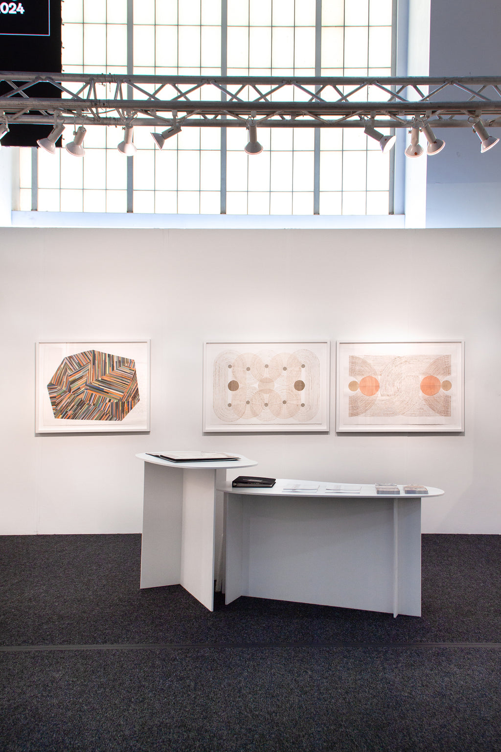 Mixed Media by Laura Berman titled "Tectonics 4" - 4.