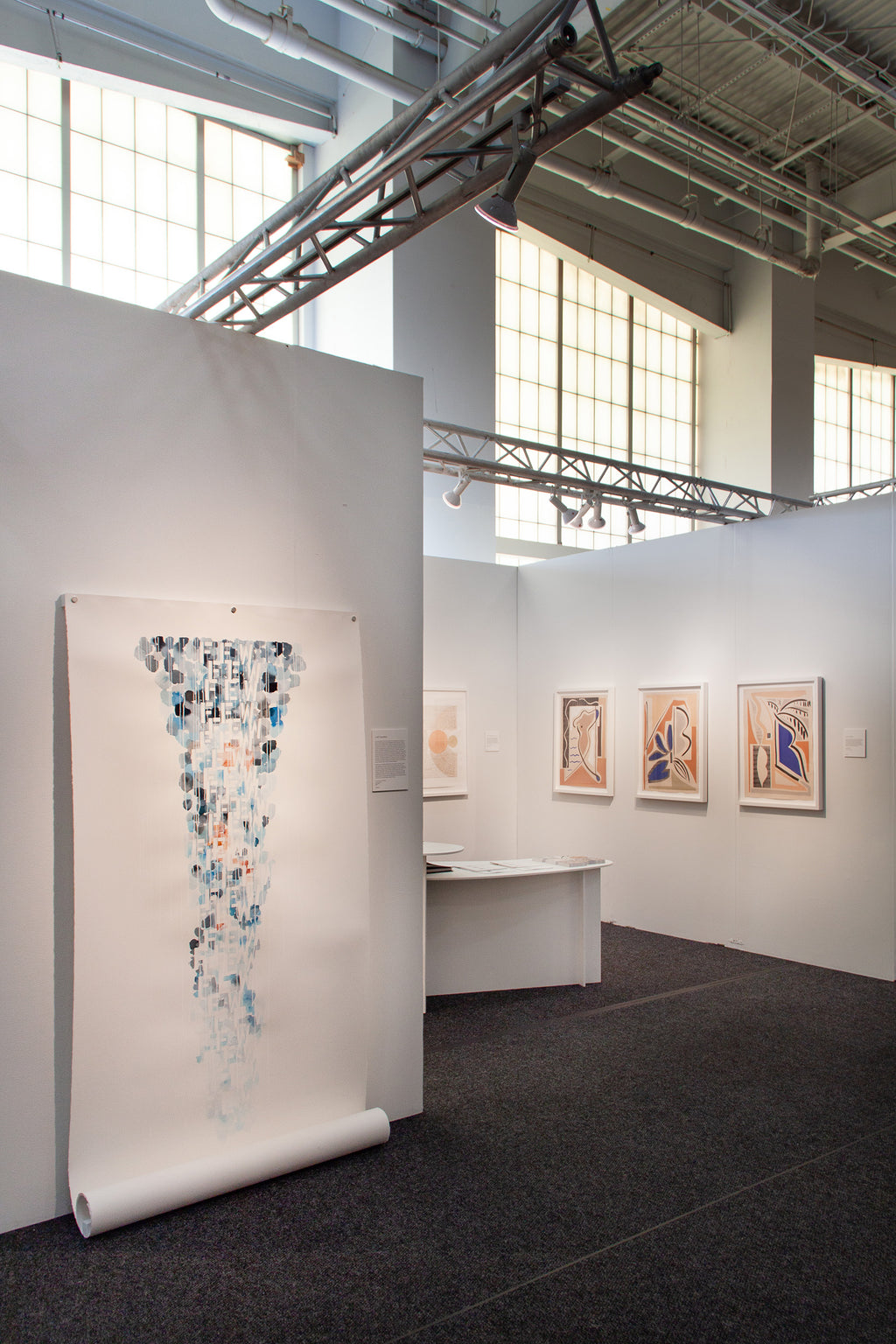 Installation by Gail Tarantino titled "Vocal Learning-Western Bluebird" - 8.