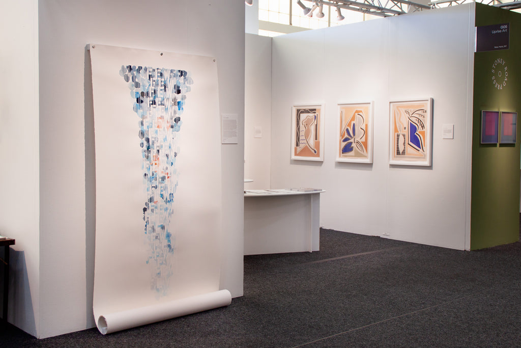 Installation by Gail Tarantino titled "Vocal Learning-Western Bluebird" - 5.